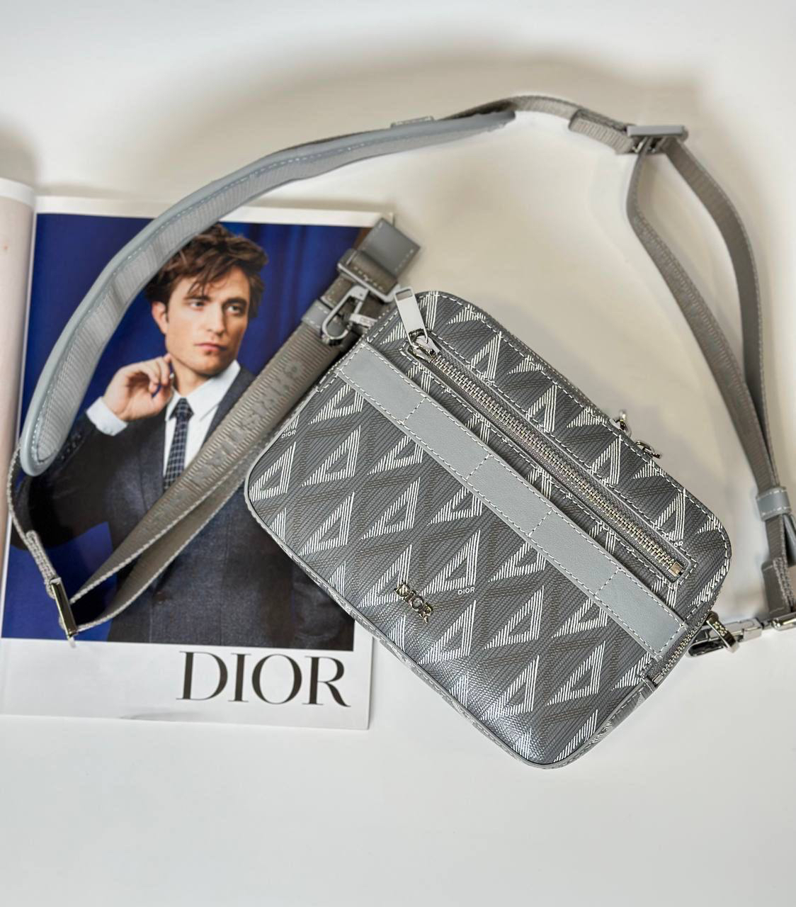 МУЖСКАЯ СУМКА МЕССЕНДЖЕР CHRISTIAN DIOR детальное фото