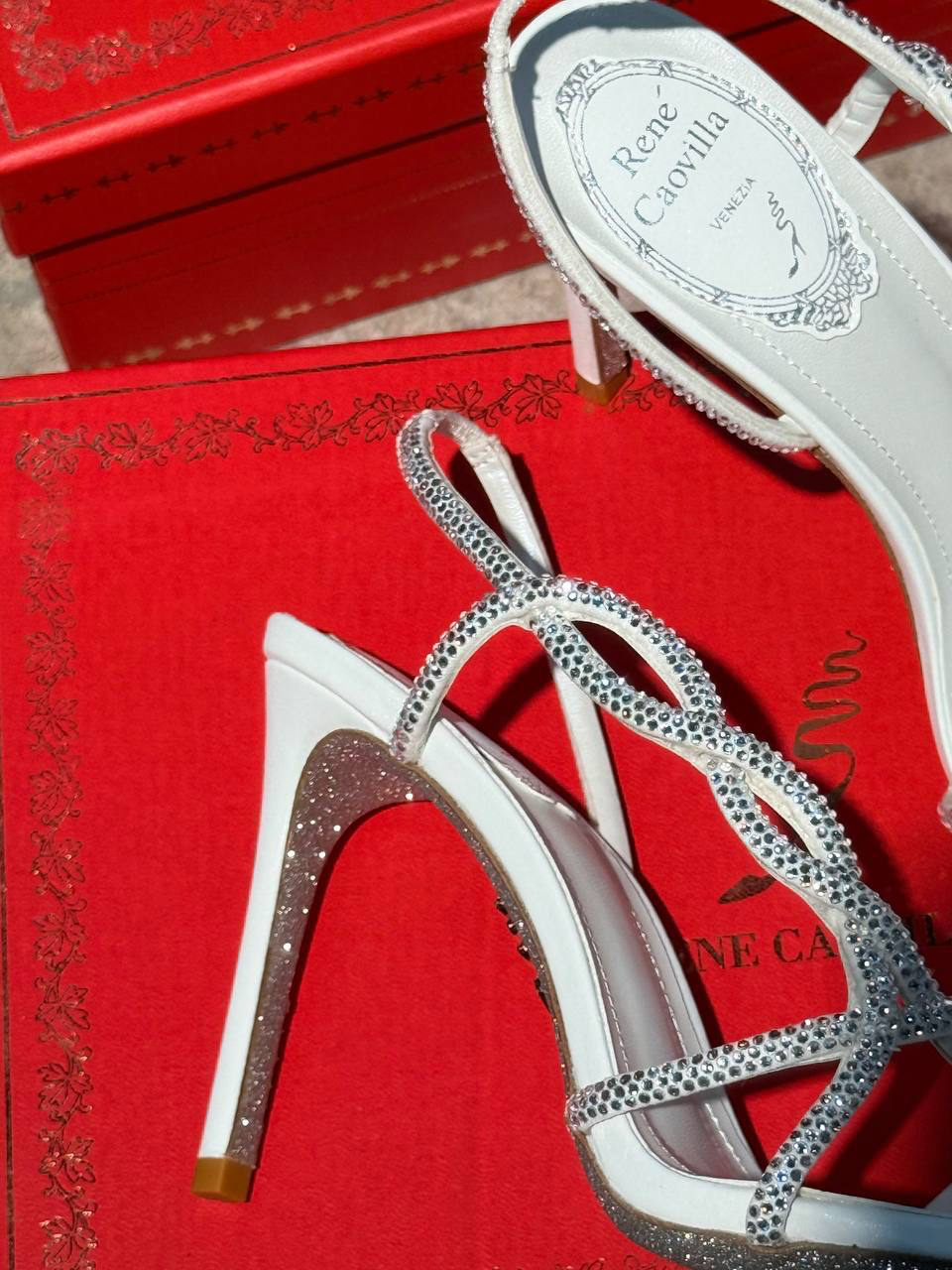 БОСОНОЖКИ RENE CAOVILLA детальное фото