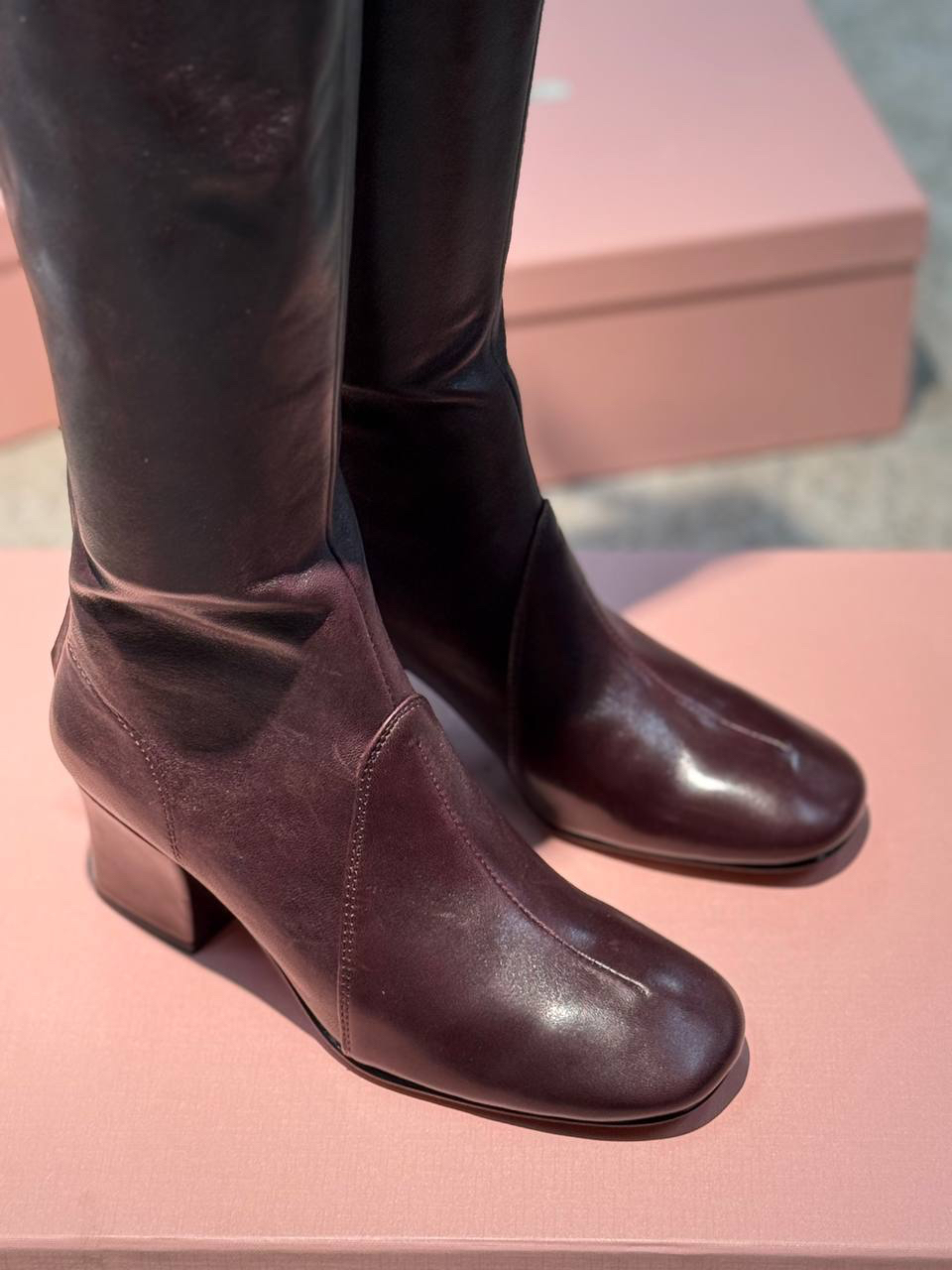 САПОГИ MIU MIU детальное фото