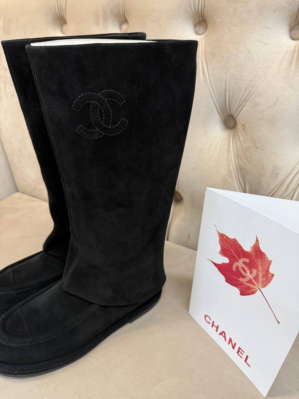 САПОГИ CHANEL детальное фото