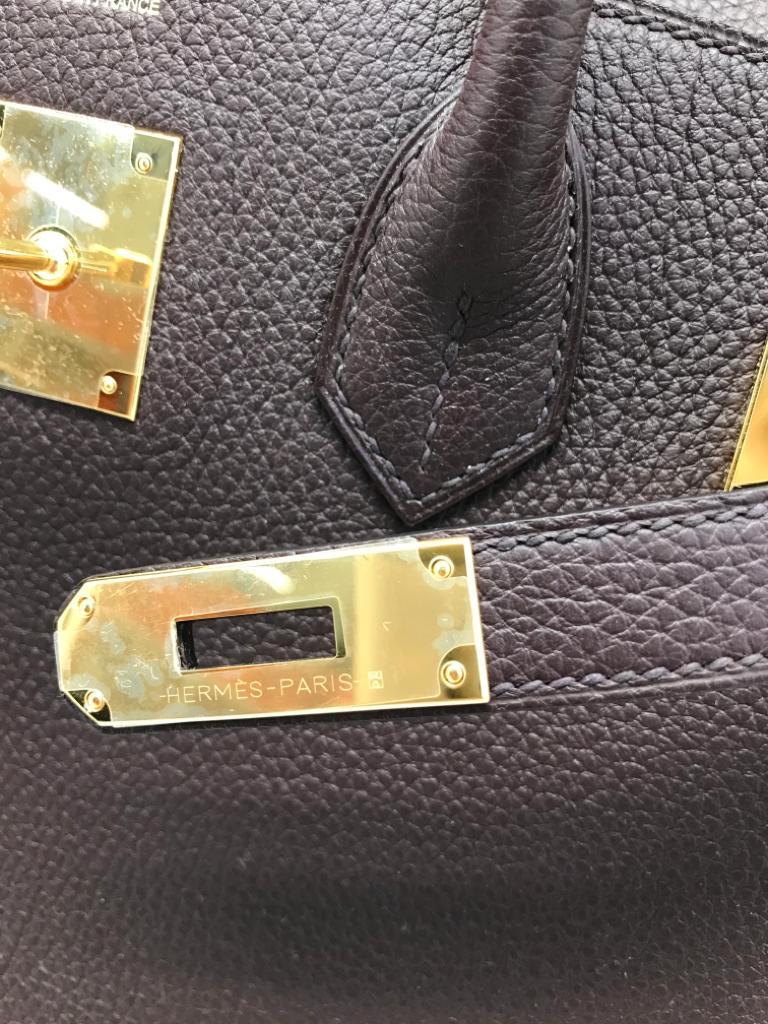 СУМКА HERMES BIRKIN 30 Ручная работа детальное фото