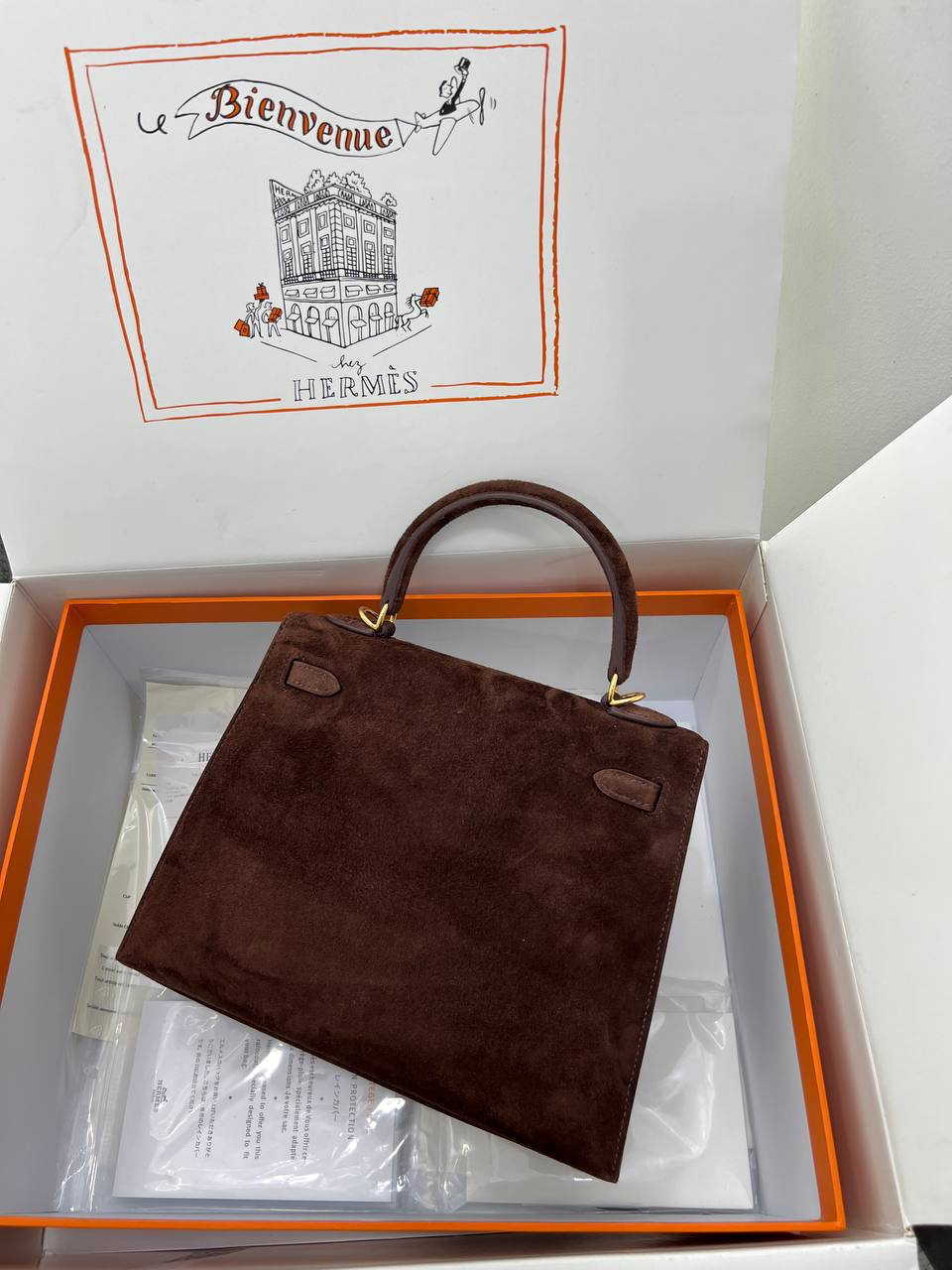 СУМКА HERMES KELLY 25 детальное фото