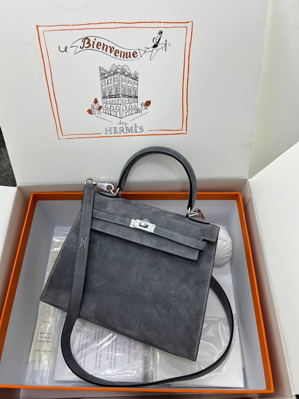 СУМКА HERMES KELLY 25 детальное фото