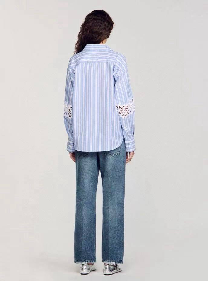 РУБАШКА SANDRO детальное фото