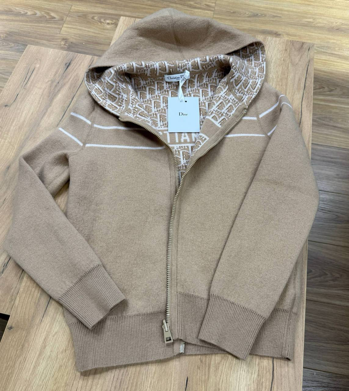 КАРДИГАН ДВУХСТОРОННИЙ CHRISTIAN DIOR детальное фото