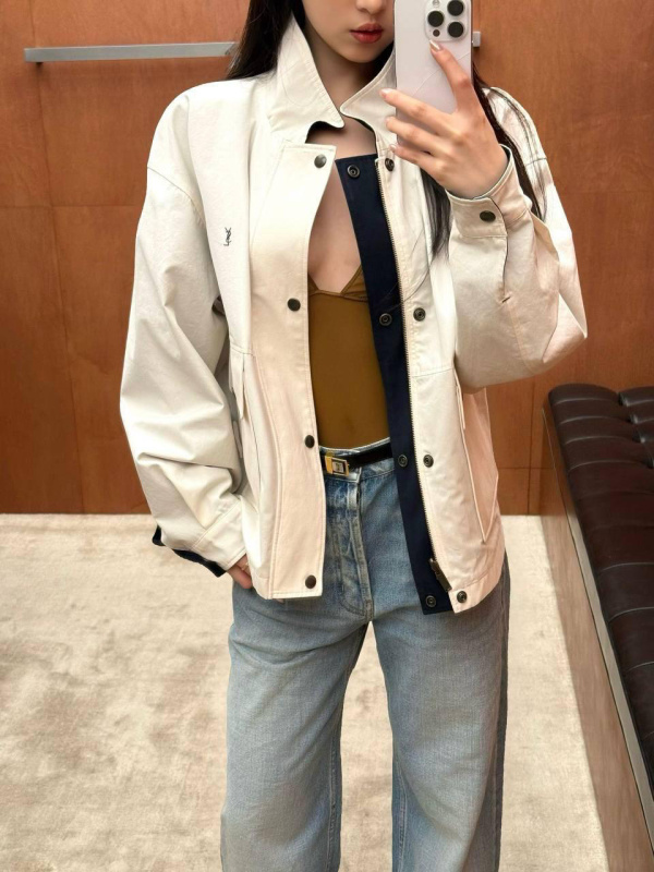 ВЕТРОВКА ДВУХСТОРОННЯЯ SAINT LAURENT фото