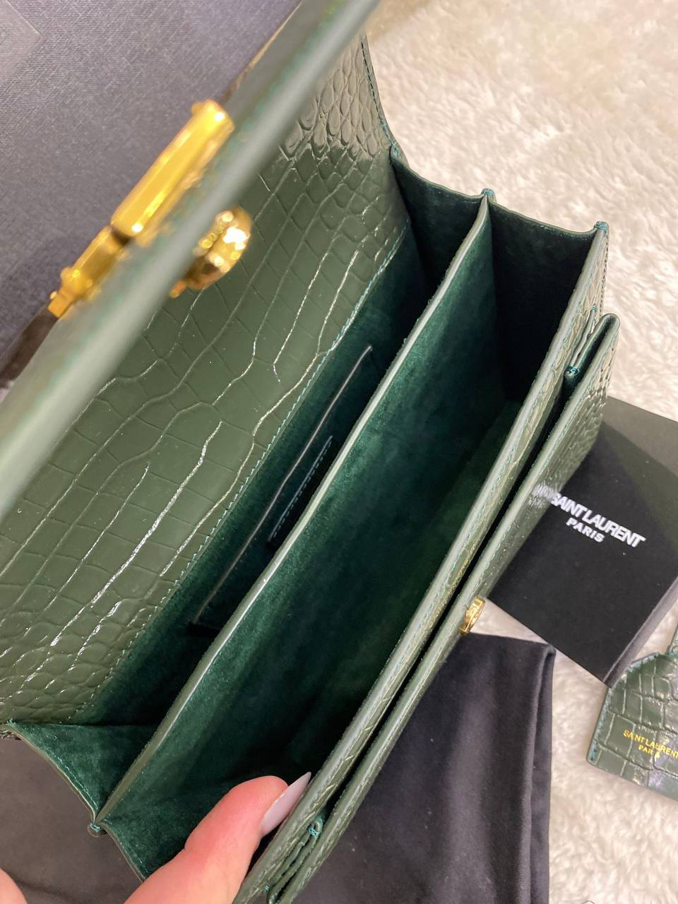 СУМКА SAINT LAURENT SUNSET MEDIUM детальное фото