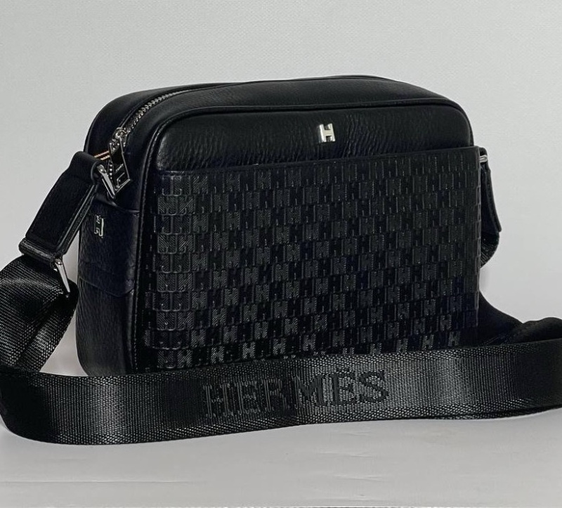 МУЖСКАЯ СУМКА МЕССЕНДЖЕР HERMES фото