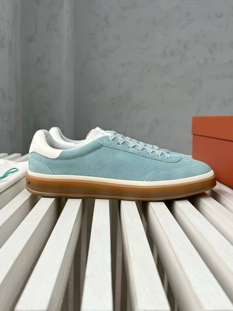 МУЖСКИЕ КЕДЫ LORO PIANA детальное фото