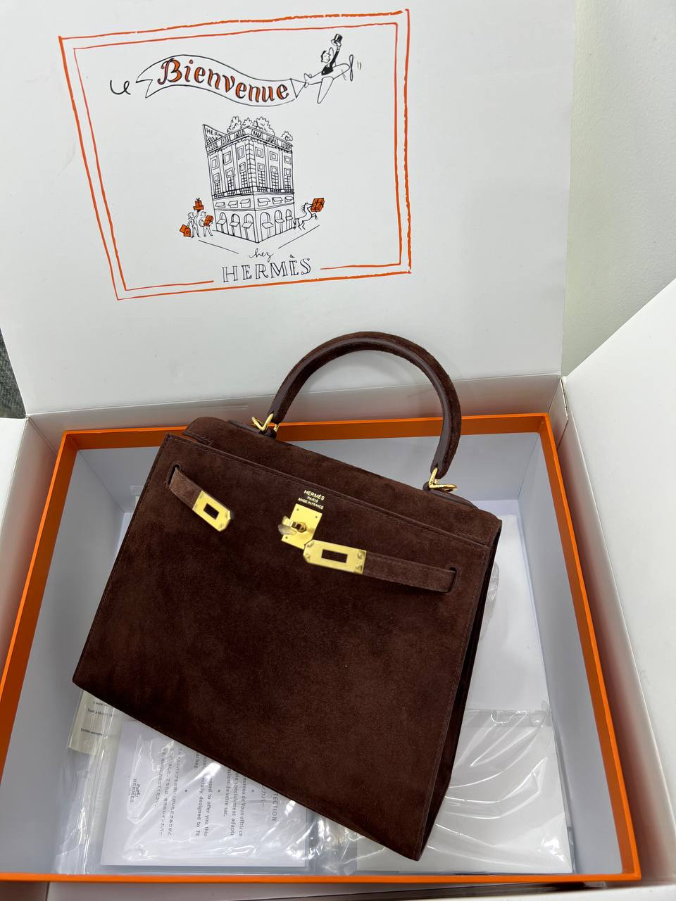 СУМКА HERMES KELLY 25 детальное фото