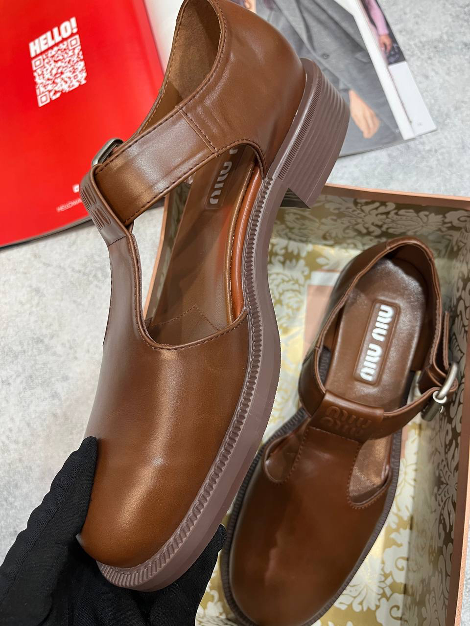ТУФЛИ MIU MIU детальное фото