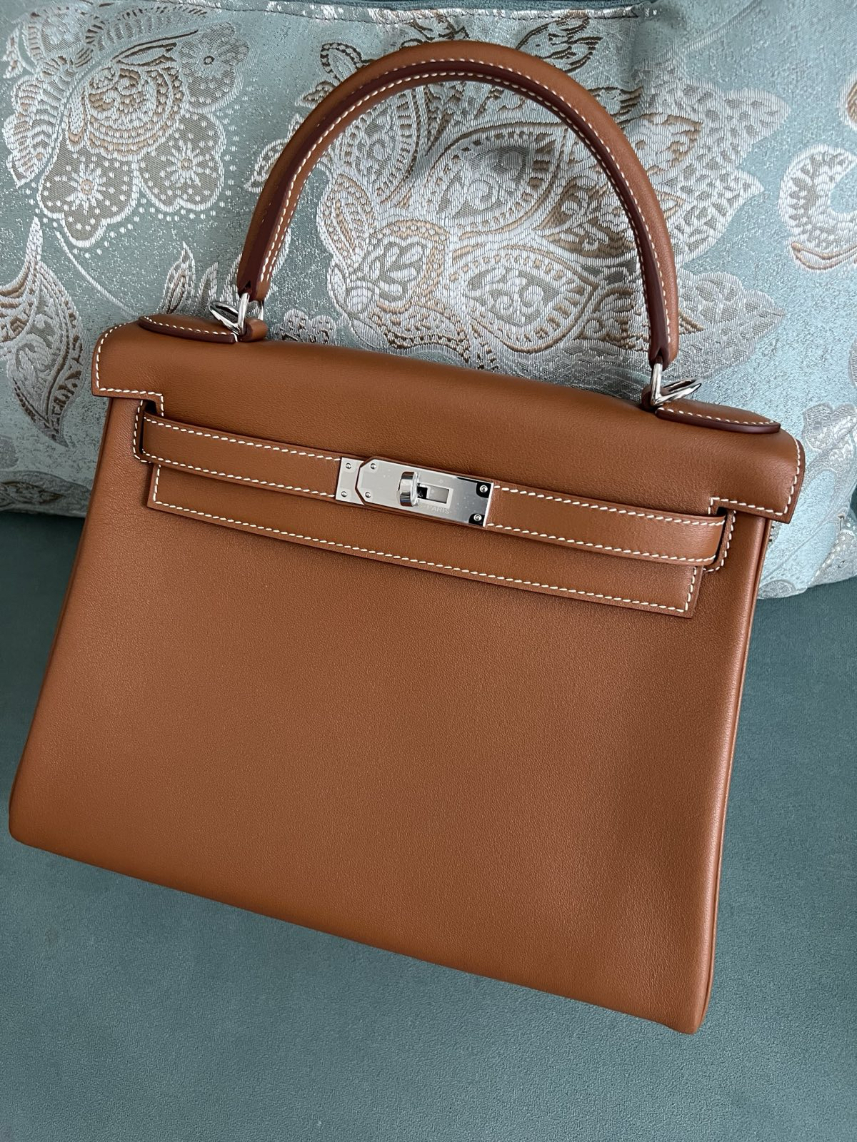 СУМКА HERMES KELLY  28 ручная работа детальное фото