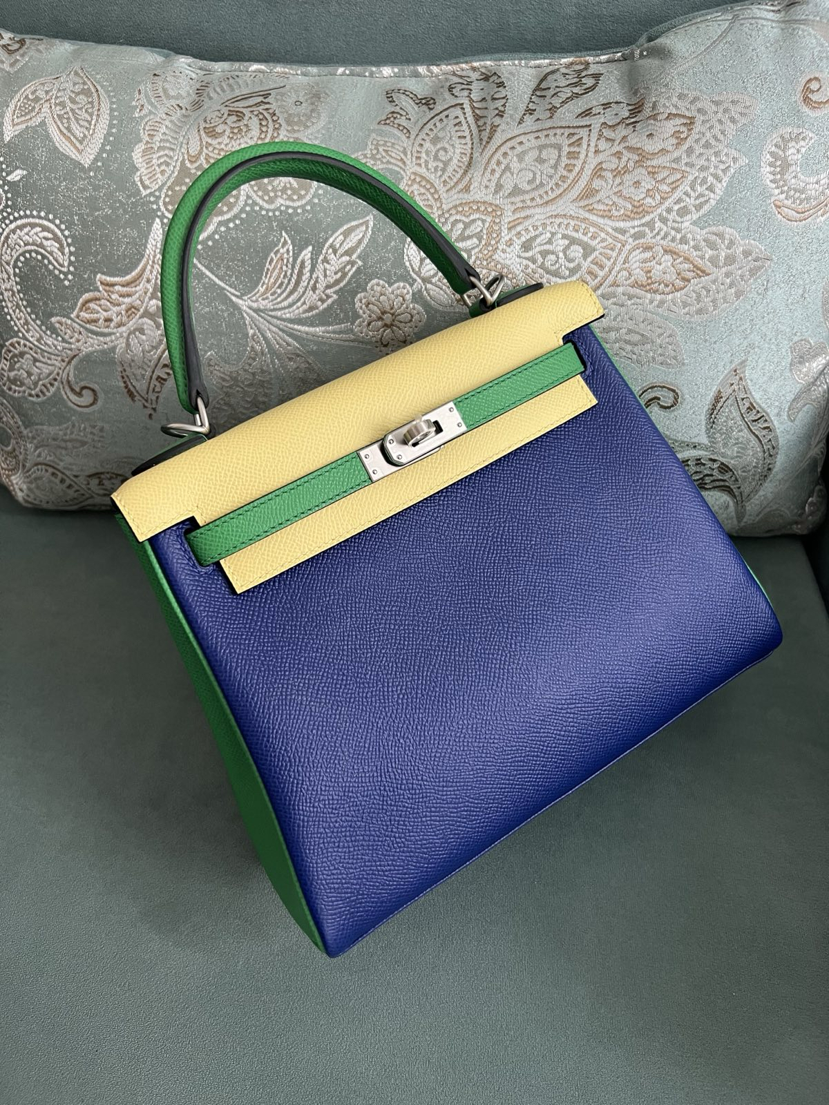 СУМКА HERMES KELLY 25 ручная работа детальное фото