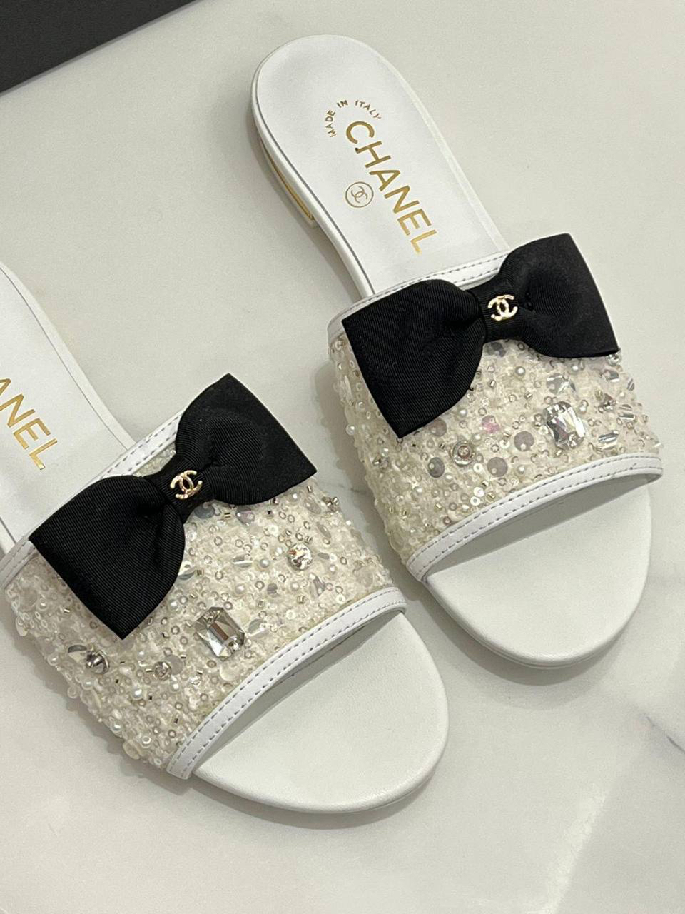 ШЛЕПКИ CHANEL детальное фото