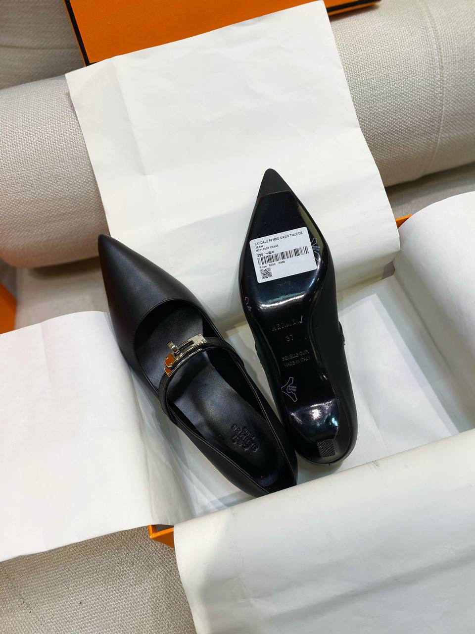 ТУФЛИ HERMES детальное фото