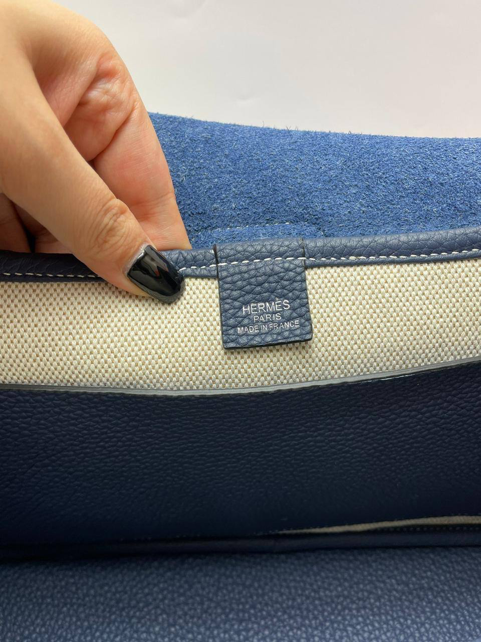 МУЖСКАЯ СУМКА МЕССЕНДЖЕР HERMES детальное фото