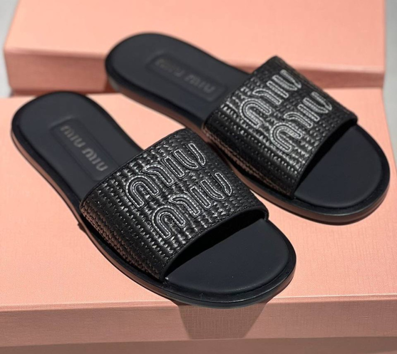 ШЛЕПКИ MIU MIU фото