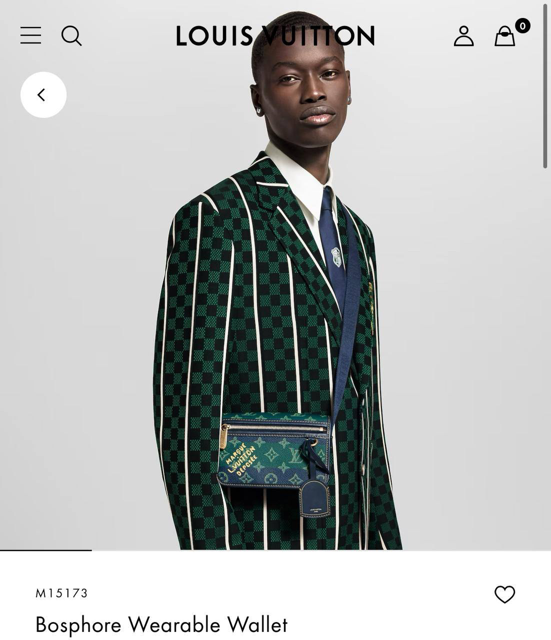 МУЖСКАЯ СУМКА МЕССЕНДЖЕР LOUIS VUITTON детальное фото
