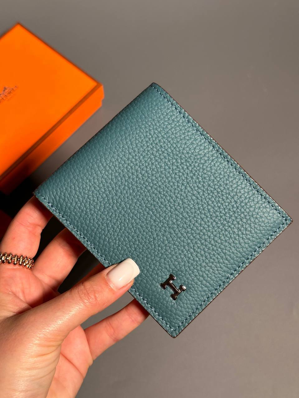 МУЖСКОЙ ПОРТМОНЕ HERMES детальное фото