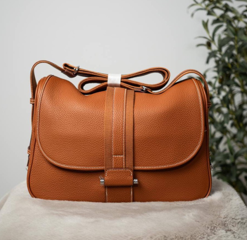 МУЖСКАЯ СУМКА МЕССЕНДЖЕР HERMES фото