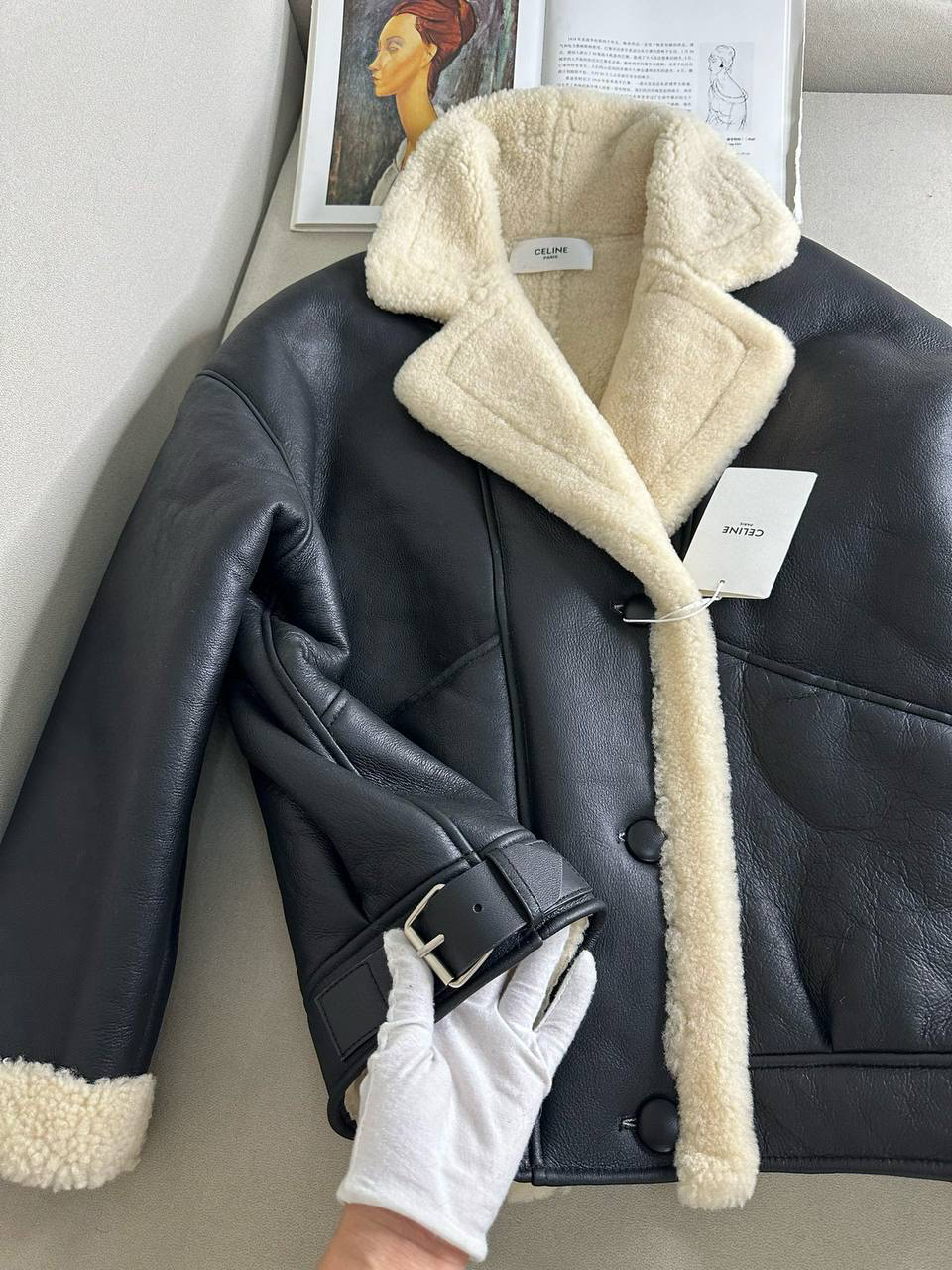 ДУБЛЕНКА CELINE детальное фото