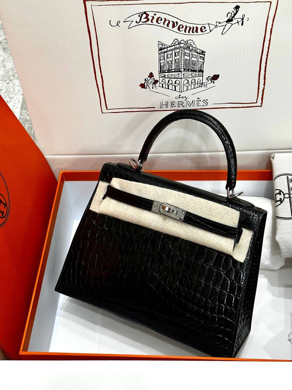 СУМКА HERMES KELLY 25 детальное фото