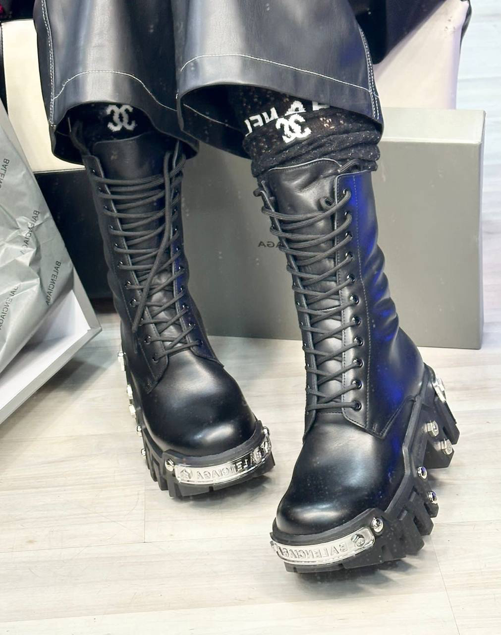 БОТИНКИ BALENCIAGA детальное фото