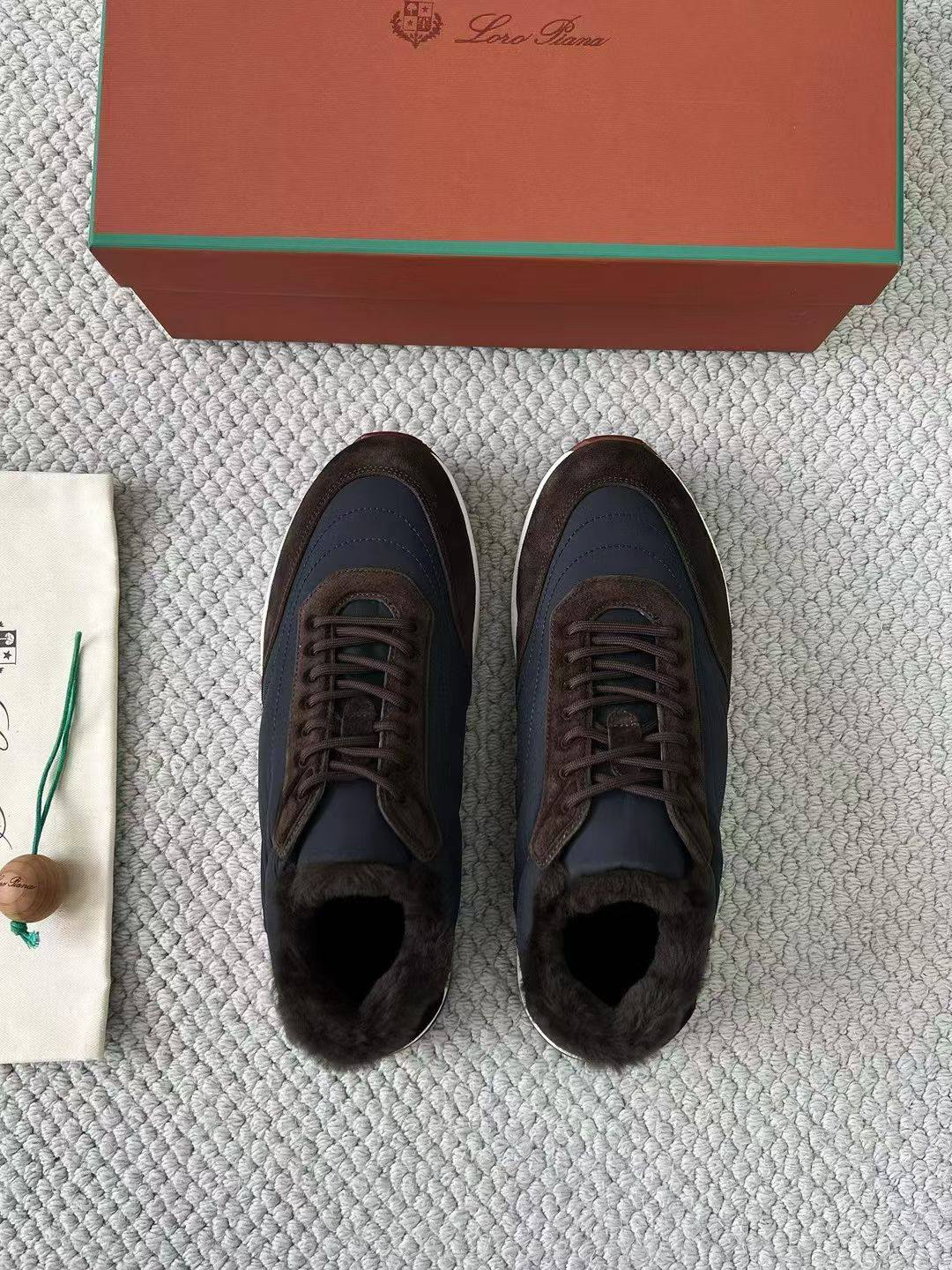 МУЖСКИЕ КРОССОВКИ LORO PIANA детальное фото