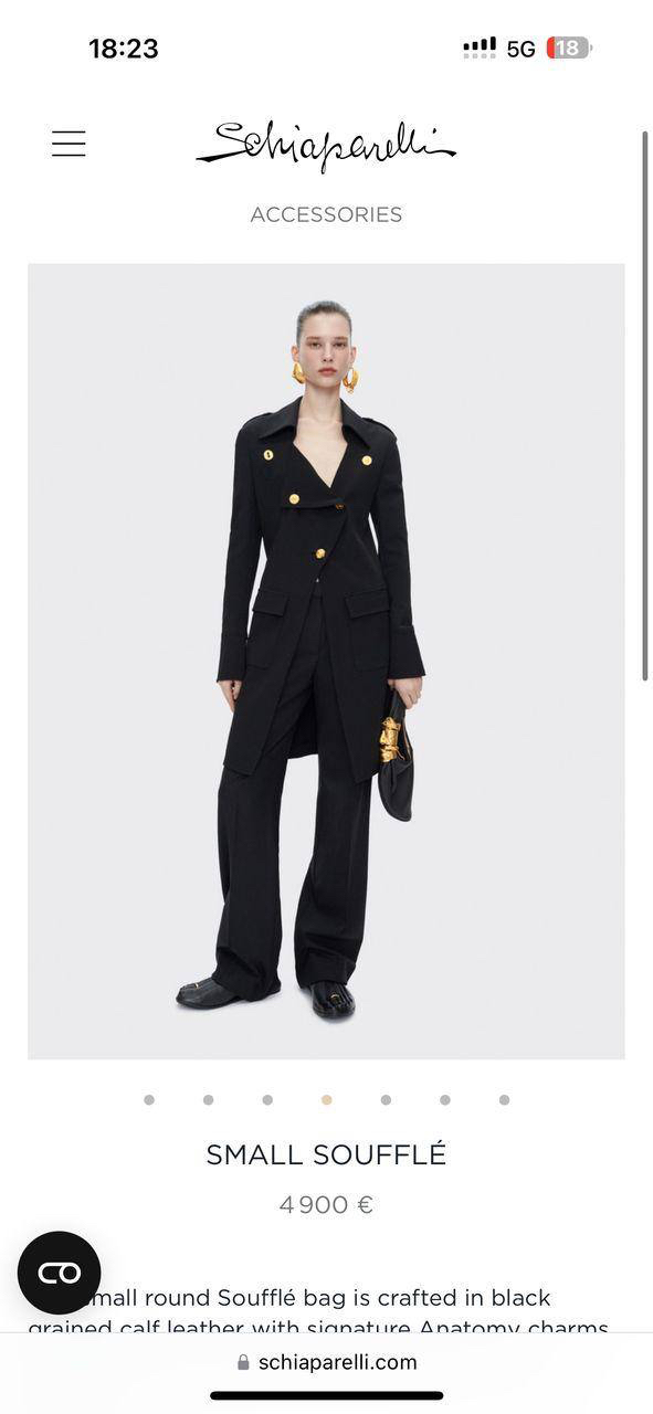 СУМКА SCHIAPARELLI детальное фото