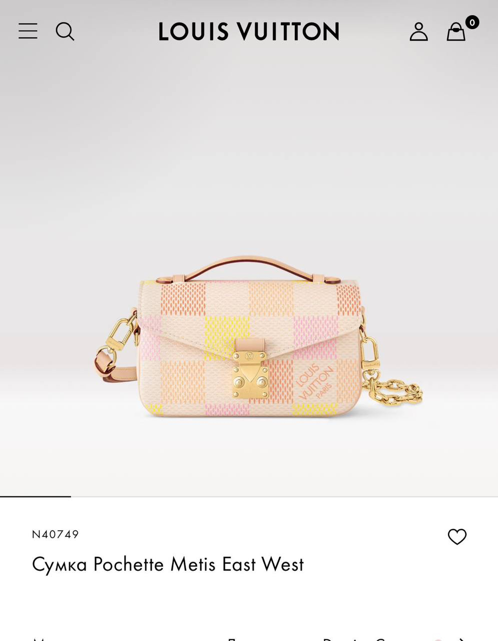 СУМКА LOUIS VUITTON детальное фото