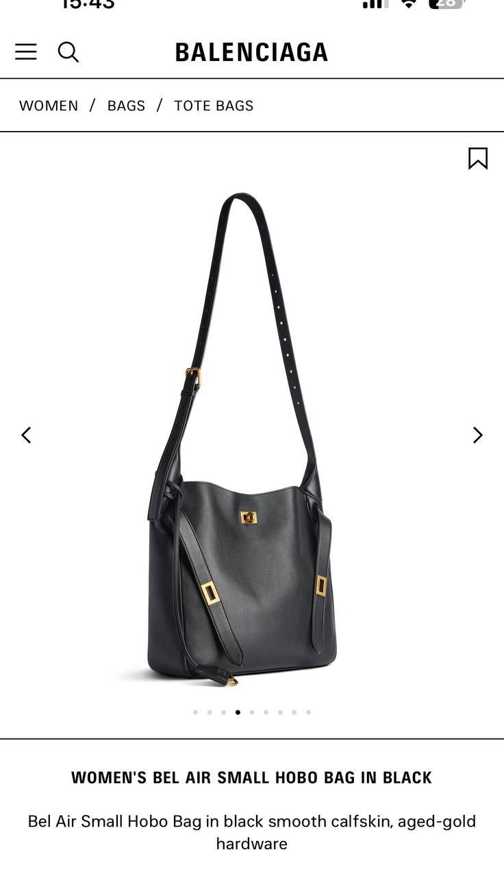 СУМКА BALENCIAGA BEL AIR SMALL детальное фото