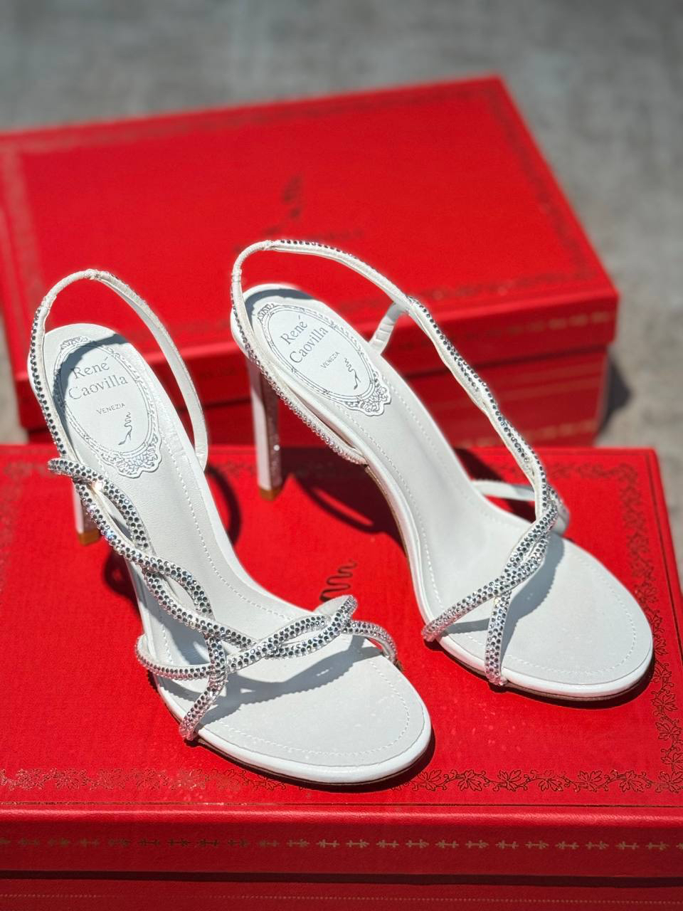 БОСОНОЖКИ RENE CAOVILLA детальное фото