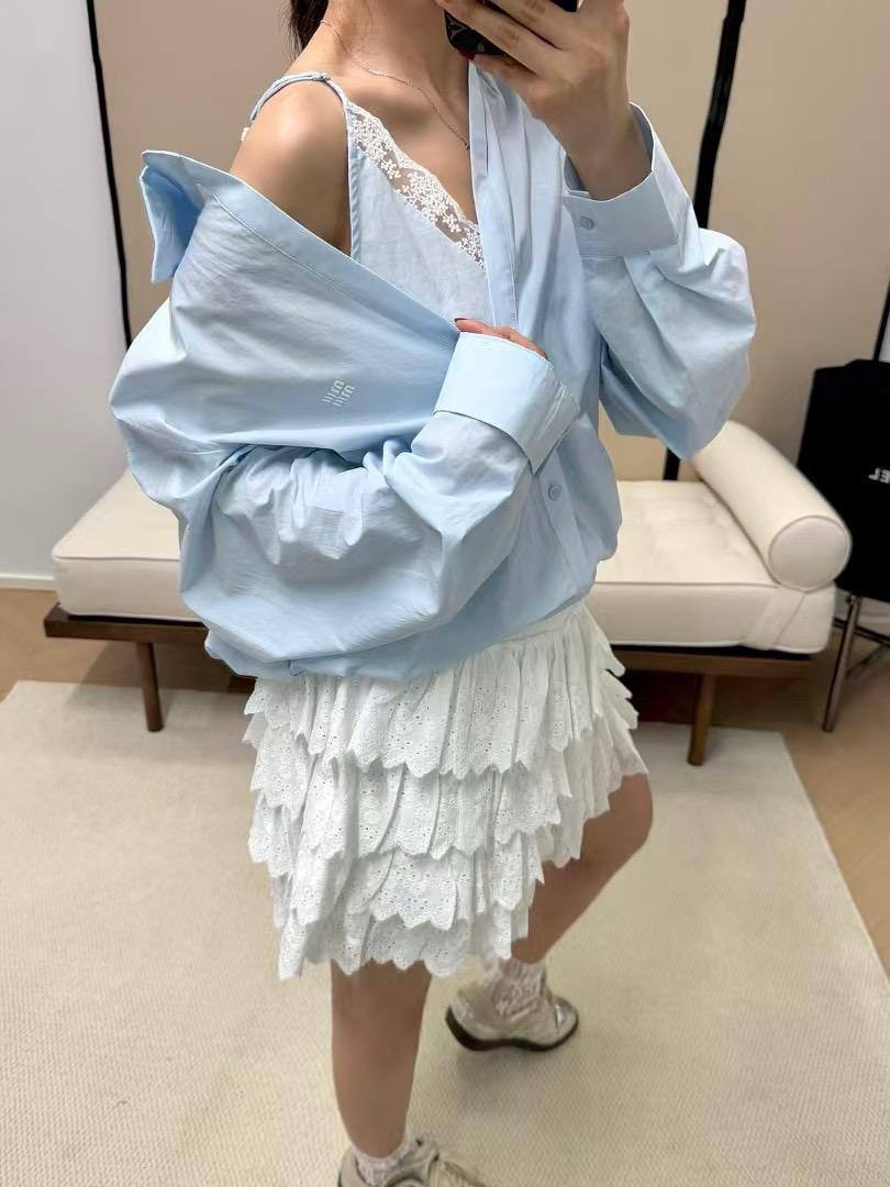 РУБАШКА MIU MIU детальное фото