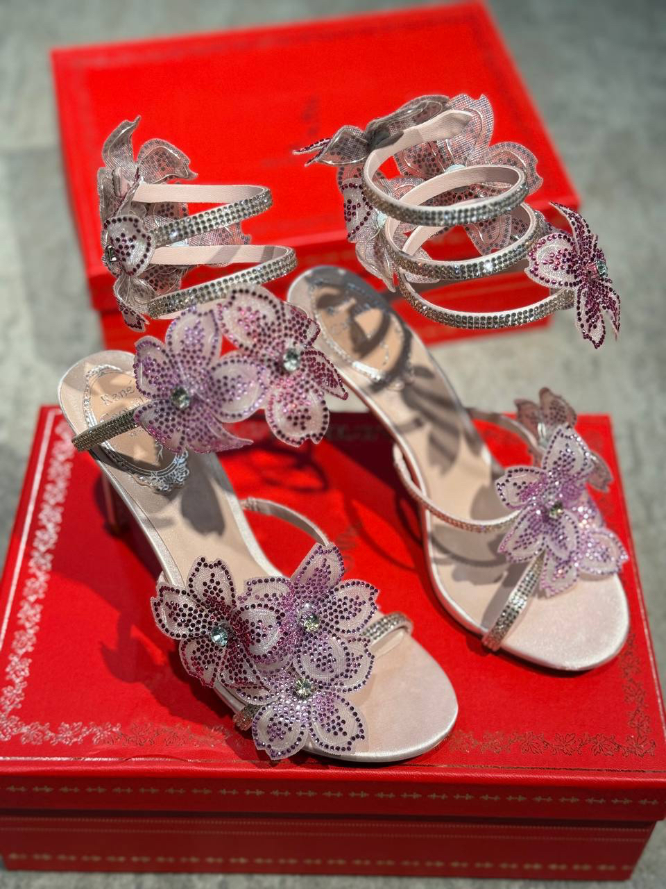 БОСОНОЖКИ RENE CAOVILLA детальное фото