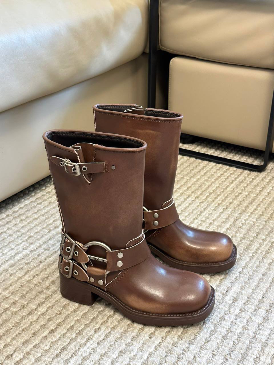 САПОГИ MIU MIU детальное фото