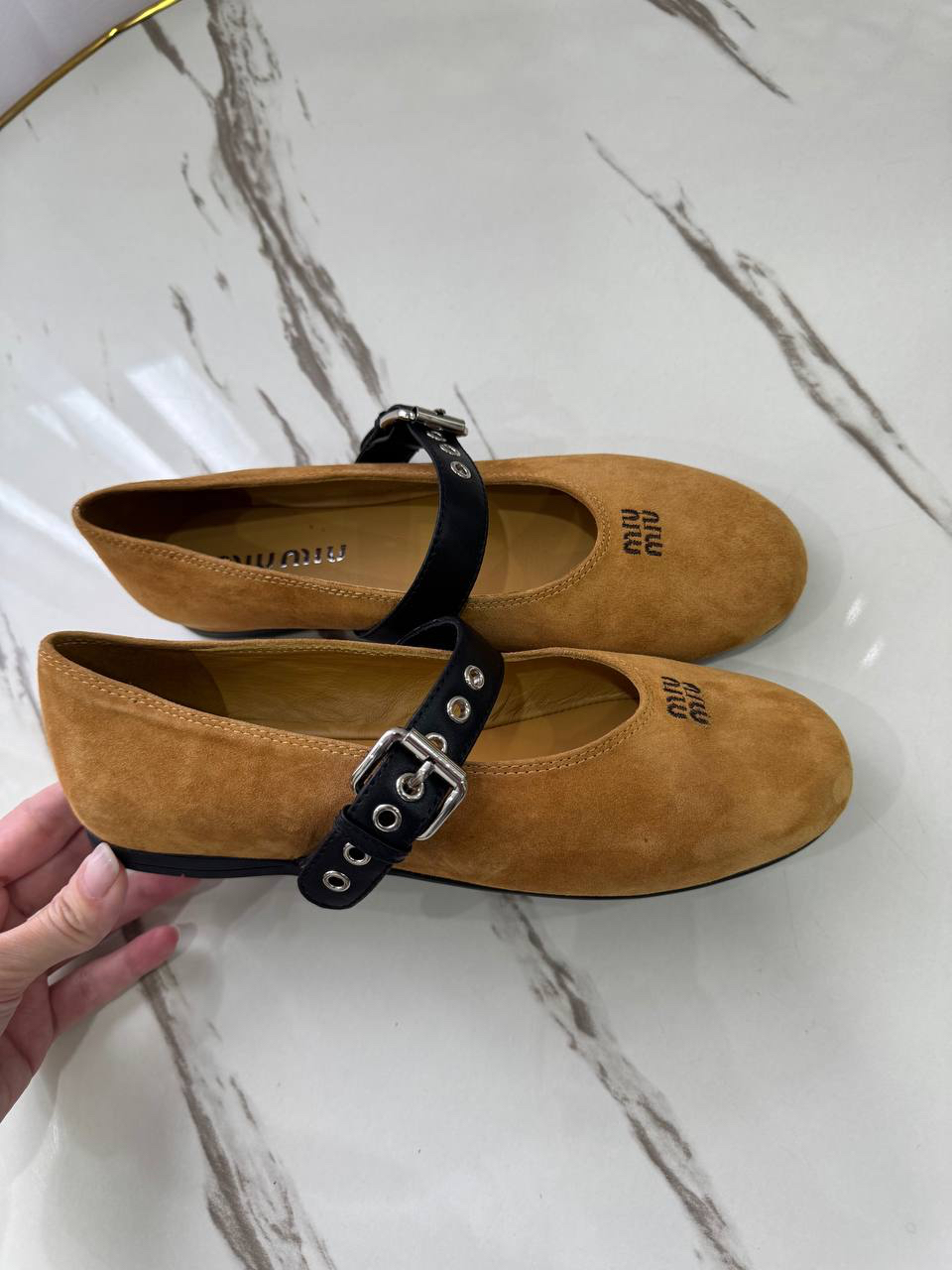 БАЛЕТКИ MIU MIU детальное фото