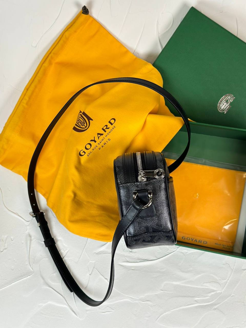 МУЖСКАЯ СУМКА МЕССЕНДЖЕР GOYARD детальное фото