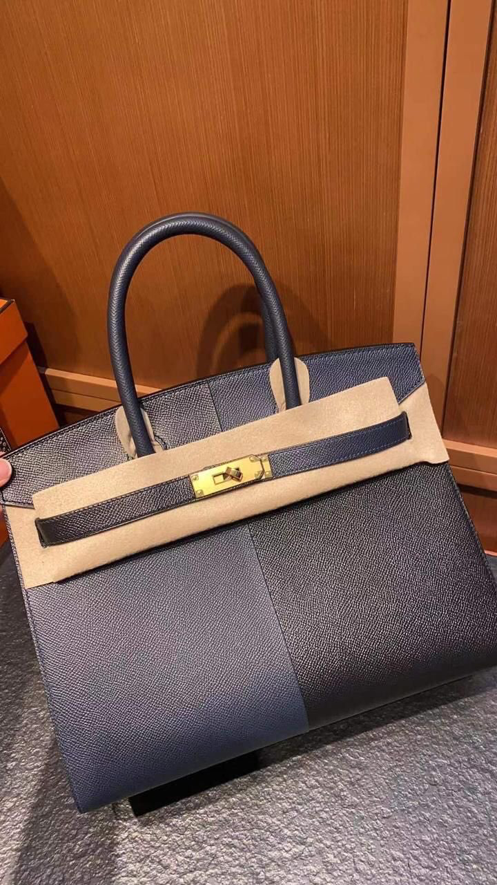 СУМКА HERMES BIRKIN 30 ручная работа детальное фото