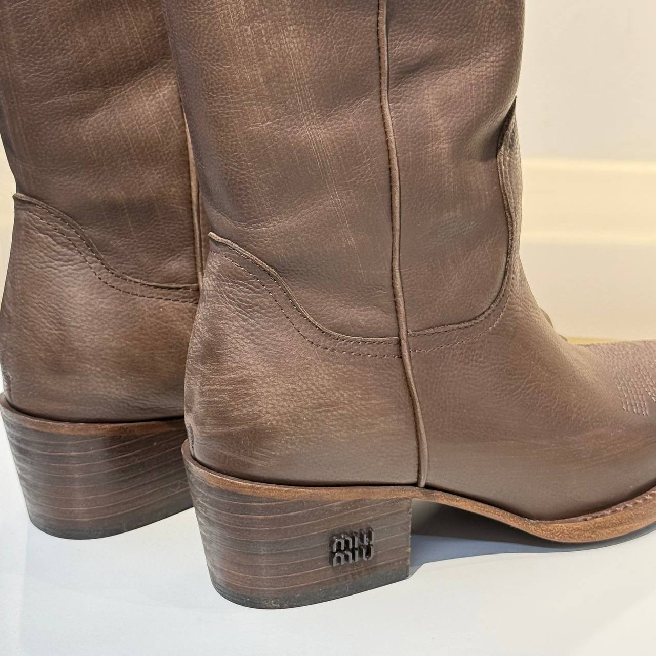 САПОГИ MIU MIU детальное фото