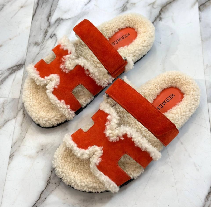 ШЛЕПКИ HERMES фото