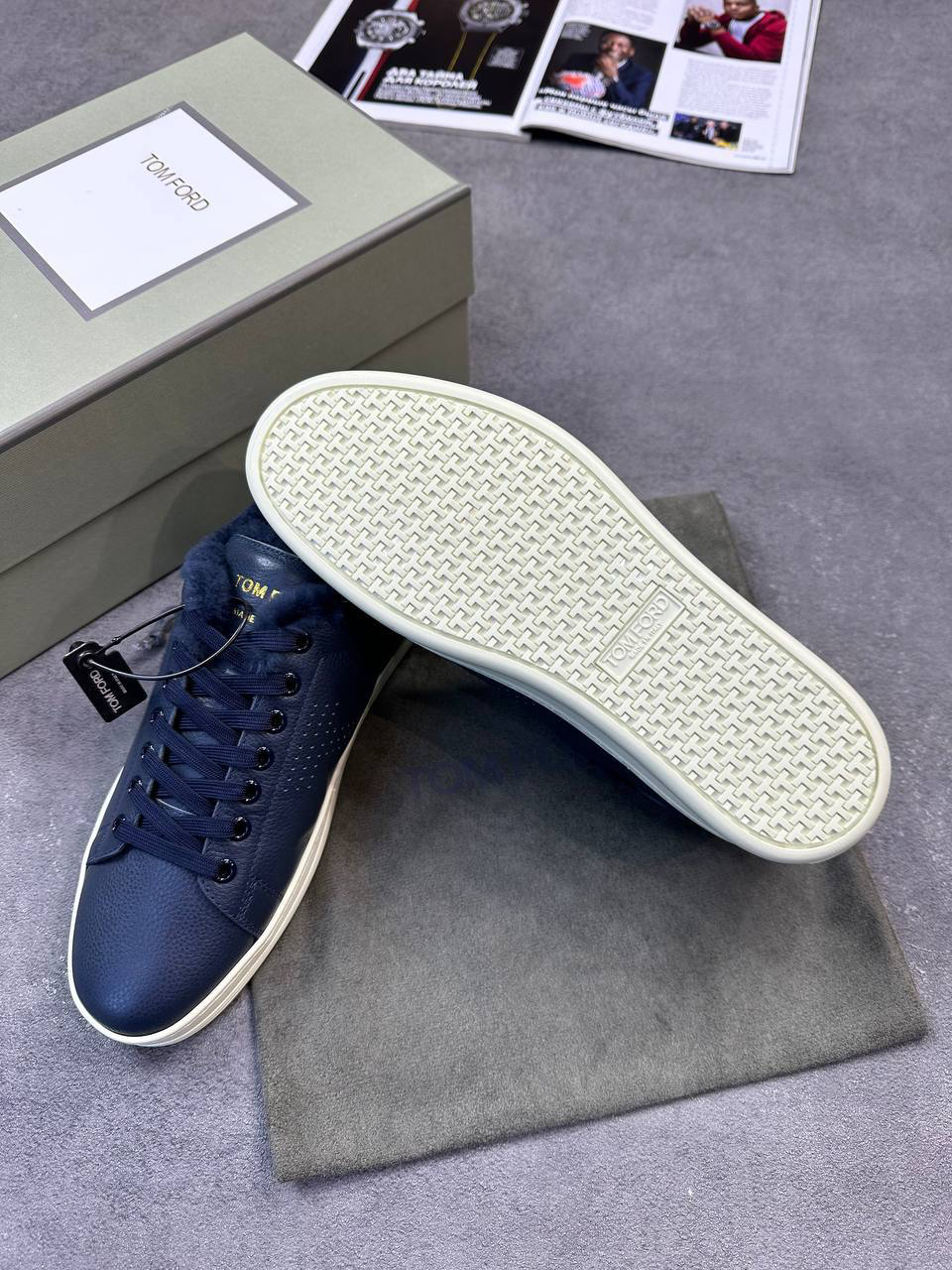 МУЖСКИЕ КЕДЫ TOM FORD детальное фото