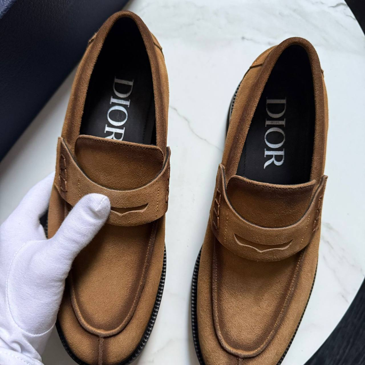 МУЖСКИЕ ЛОФЕРЫ CHRISTIAN DIOR детальное фото