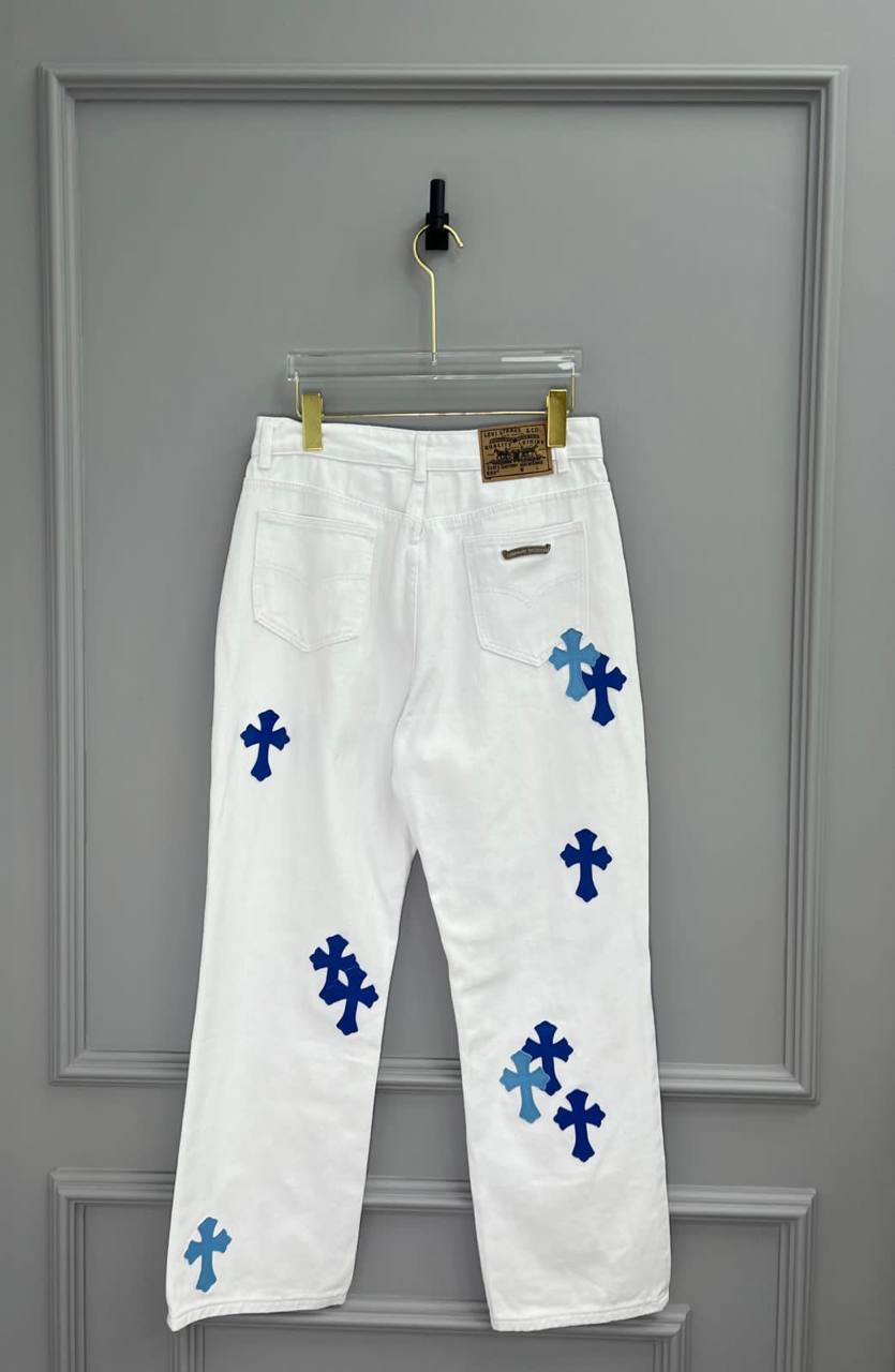 ДЖИНСЫ CHROME HEARTS детальное фото