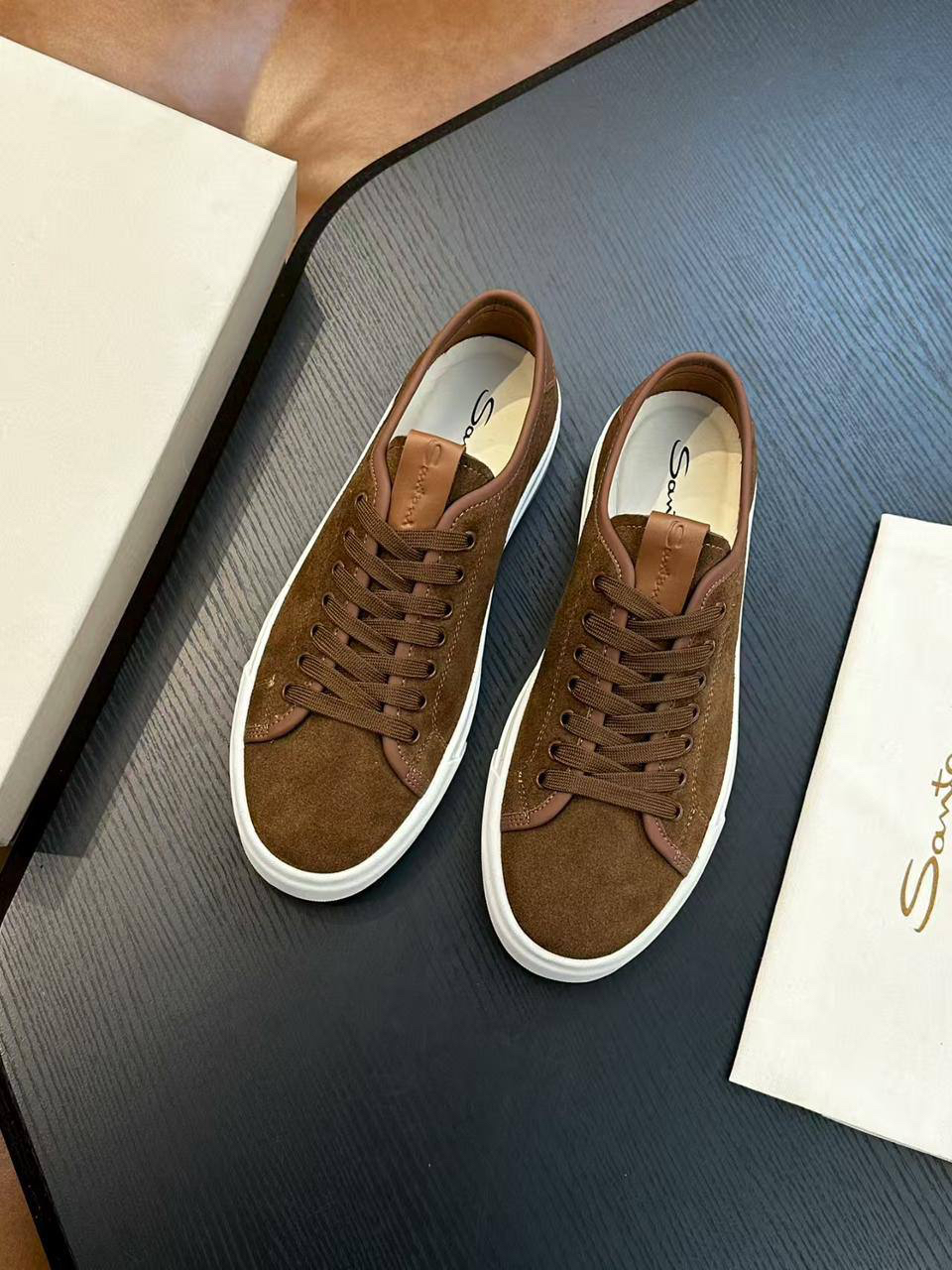МУЖСКИЕ КЕДЫ SANTONI детальное фото