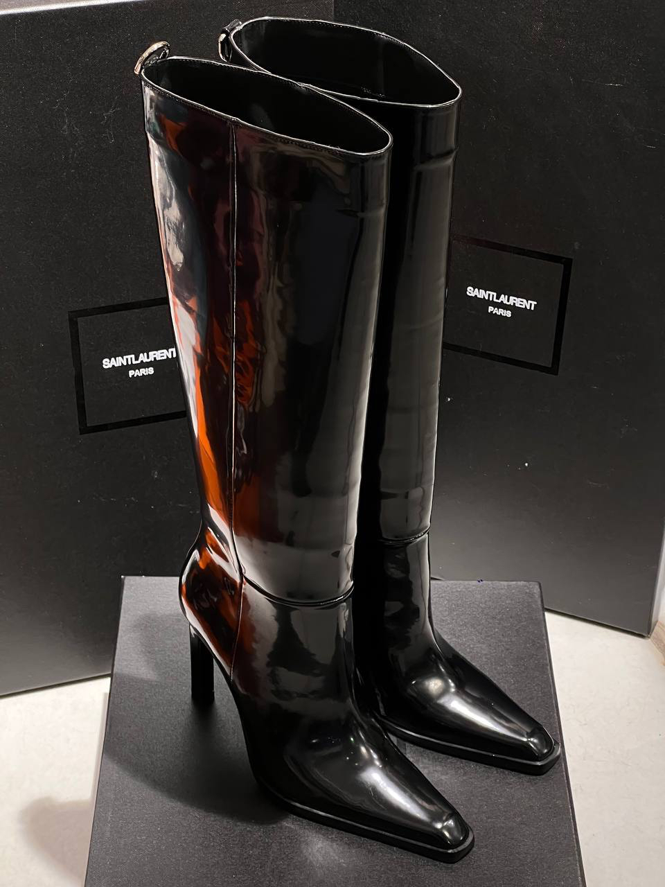САПОГИ SAINT LAURENT детальное фото