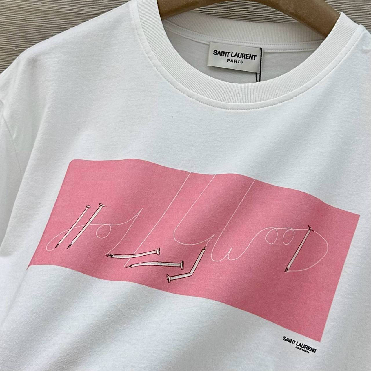 ФУТБОЛКА SAINT LAURENT детальное фото