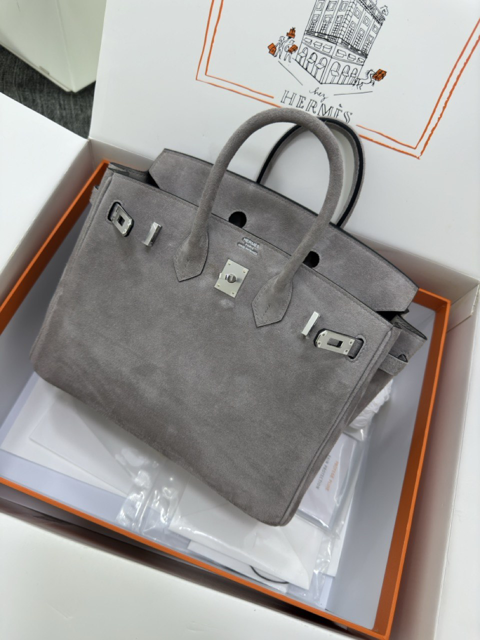 СУМКА HERMES BIRKIN 25 детальное фото