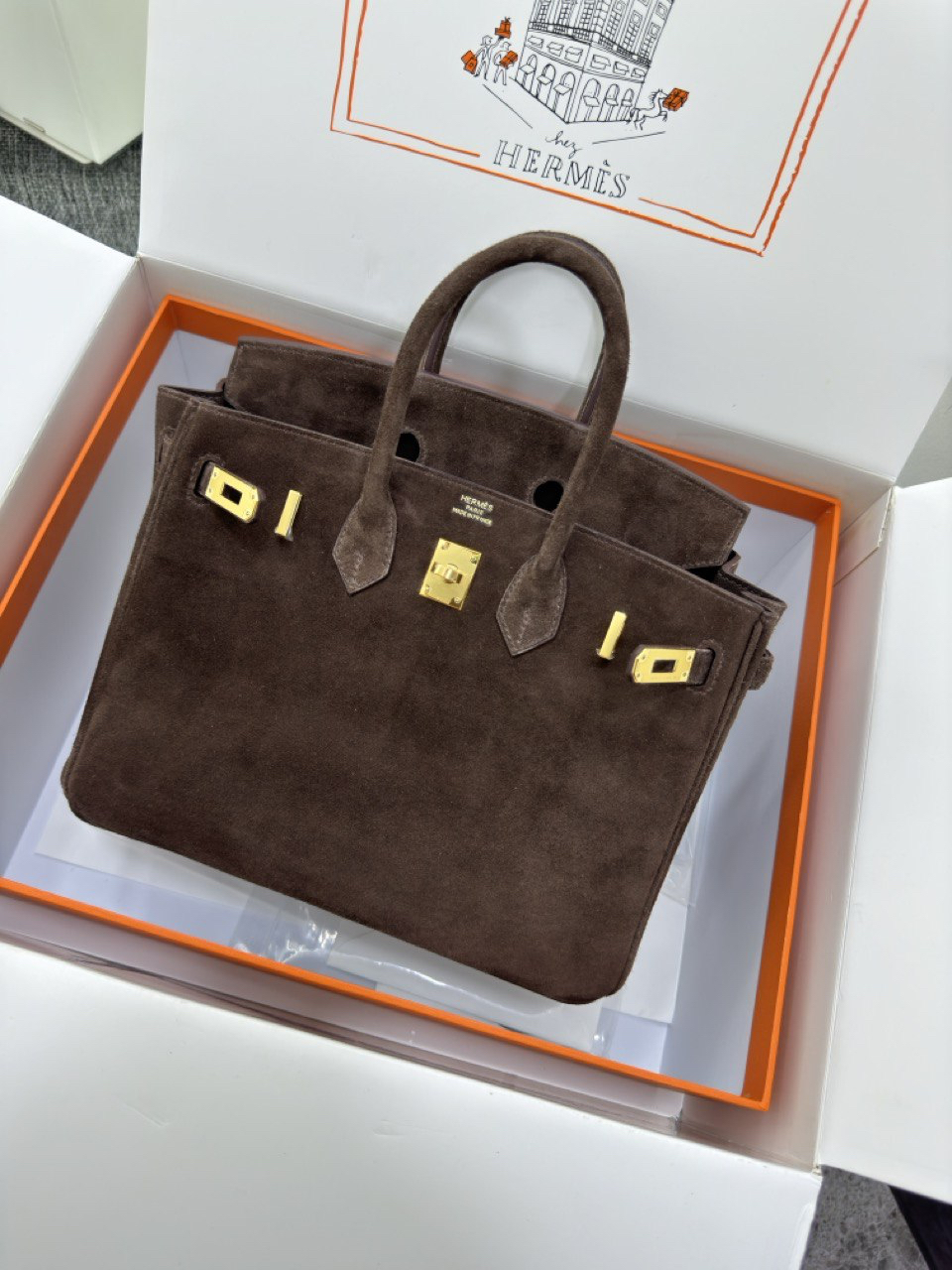 СУМКА HERMES BIRKIN 25 детальное фото