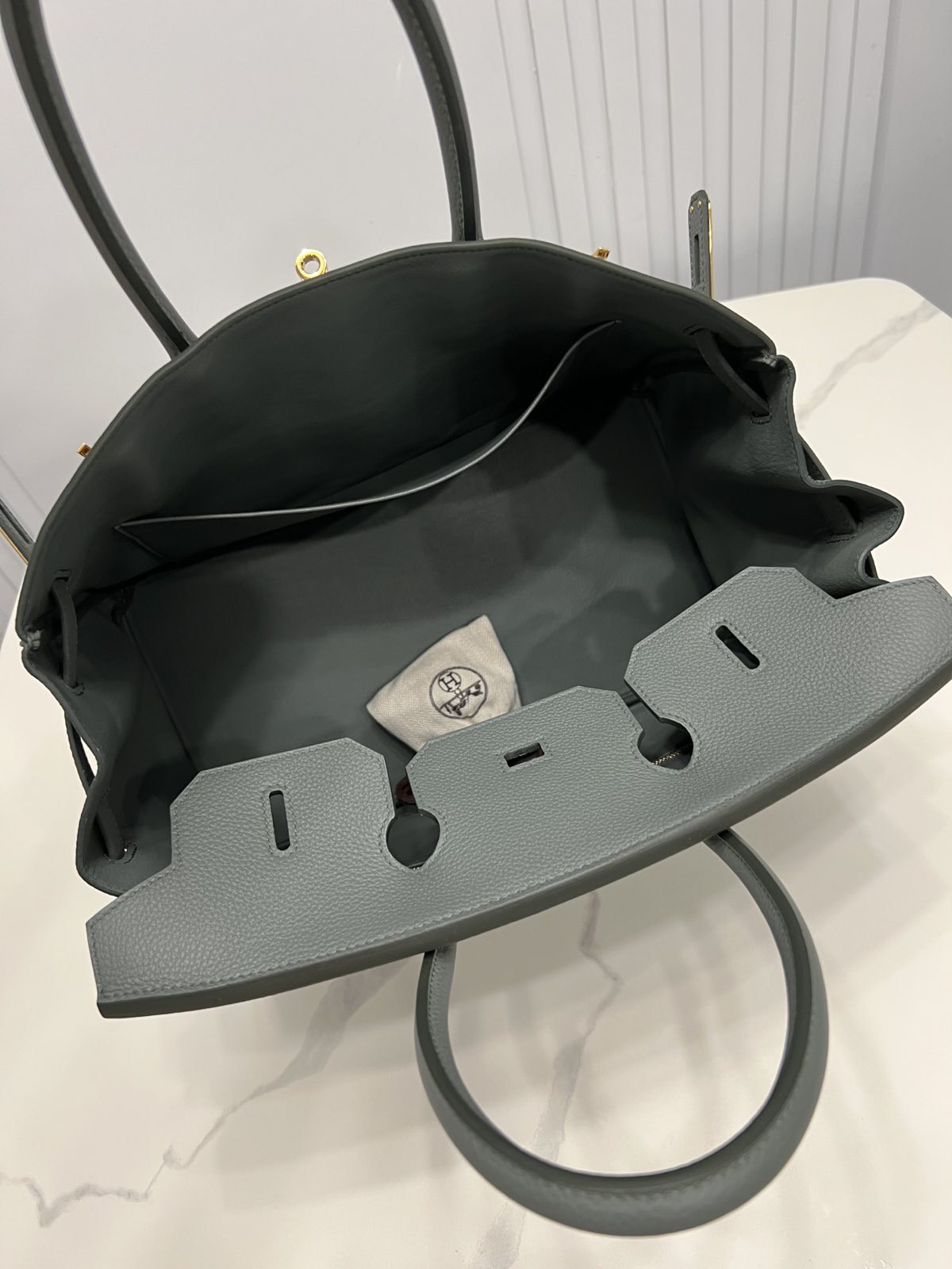 СУМКА HERMES BIRKIN 35 ручная работа детальное фото