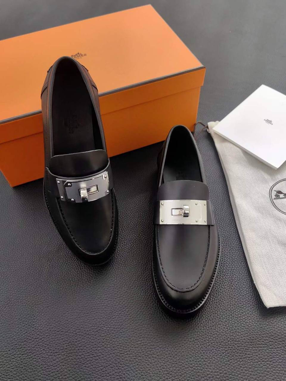 ЛОФЕРЫ HERMES детальное фото